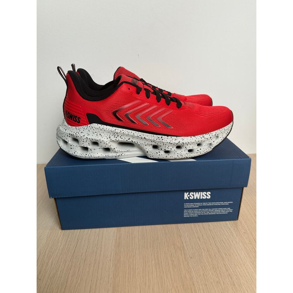 K-Swiss Melrose Tubes Lite Red Sneaker - Size 7.5M - New